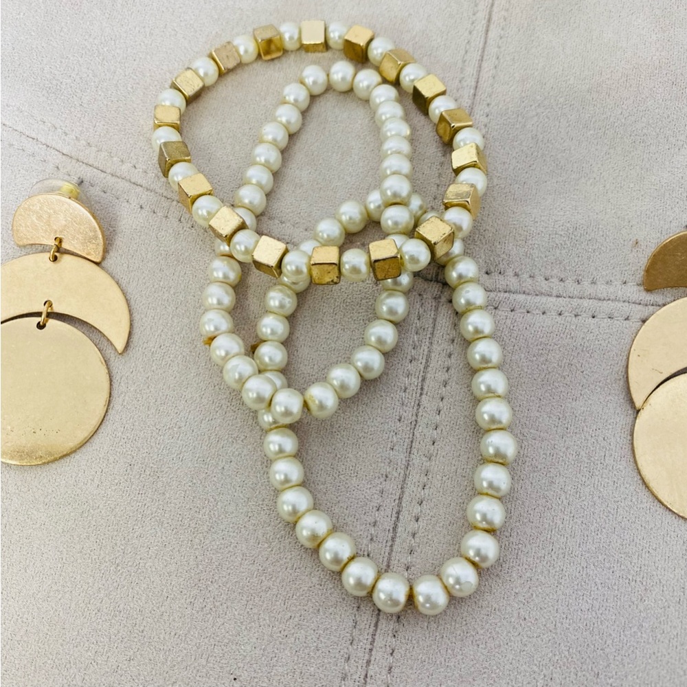 Earrings and bracelets